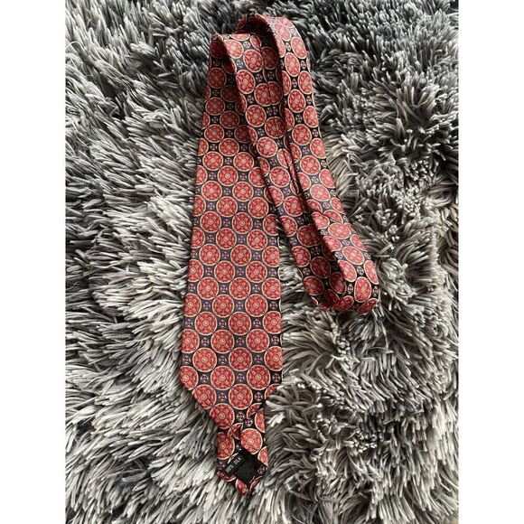 Zianetti Italian Silk Collection Men’s Multi Color Tie - Picture 5 of 5